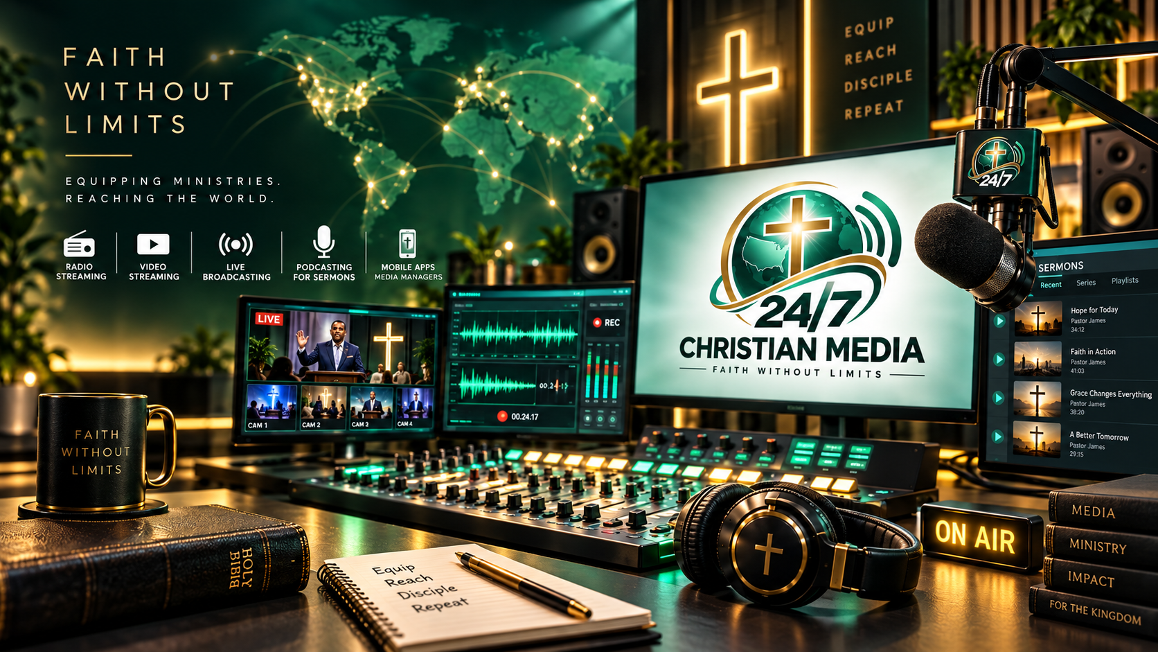 Christian Media — church broadcasting and Church Studio